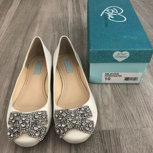 Betsey Johnson Wedding/Prom ballet flats